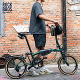 Sustainable Eco-Friendly Recycled Tire Bike Frame Bag 0.5L ROAD TO SKY