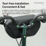 Sustainable Eco-Friendly Recycled Tire Bike Handlebar Bag 2.5L ROAD TO SKY