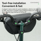 Sustainable Eco-Friendly Recycled Tire Bike Handlebar Bag 2.5L ROAD TO SKY