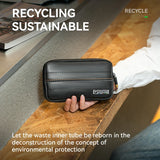 Sustainable Eco-Friendly Recycled Tire Bike Wallet 0.4L ROAD TO SKY