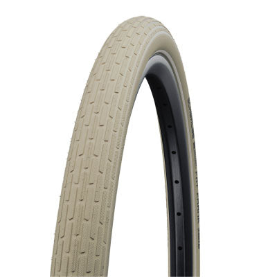 Fat Frank Tire, 26x2.35", Creme-Reflex