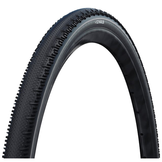 Schwalbe G-One RS Tire - 700 x 50 Tubeless Folding BLK/Transparent Evolution Line Pro Addix Race