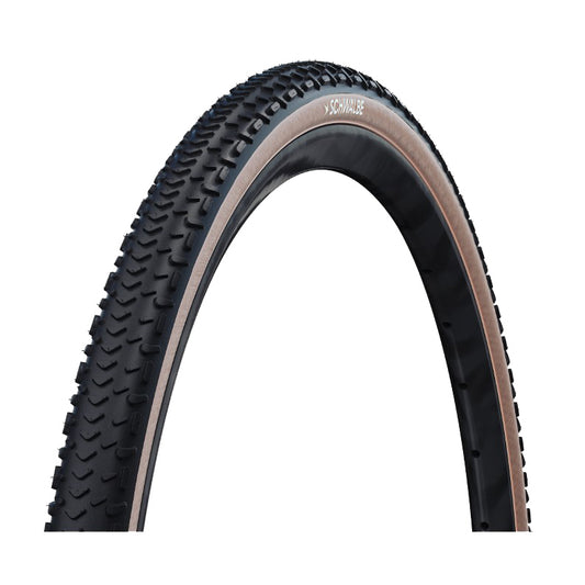 Schwalbe G-One RX Tire - 700 x 50 Tubeless Folding BLK/Transparent Evolution Line Pro Addix Race