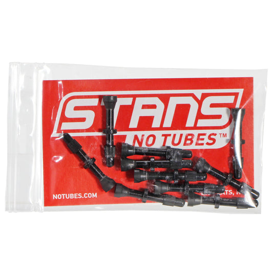 Stans Alloy Presta Valve Stem 35mm Univ Black 10/Cnt