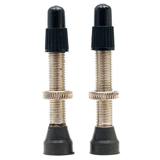 Stans Tubeless Universal Valve Stems - Brass Regular Pair