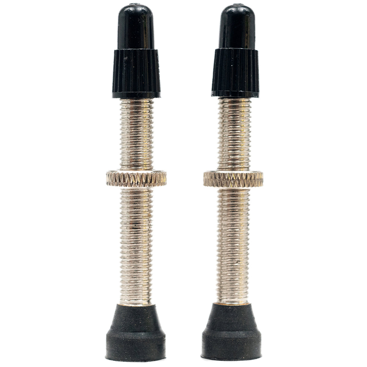 Universal Brass Presta Valves, Medium (44mm), Pair
