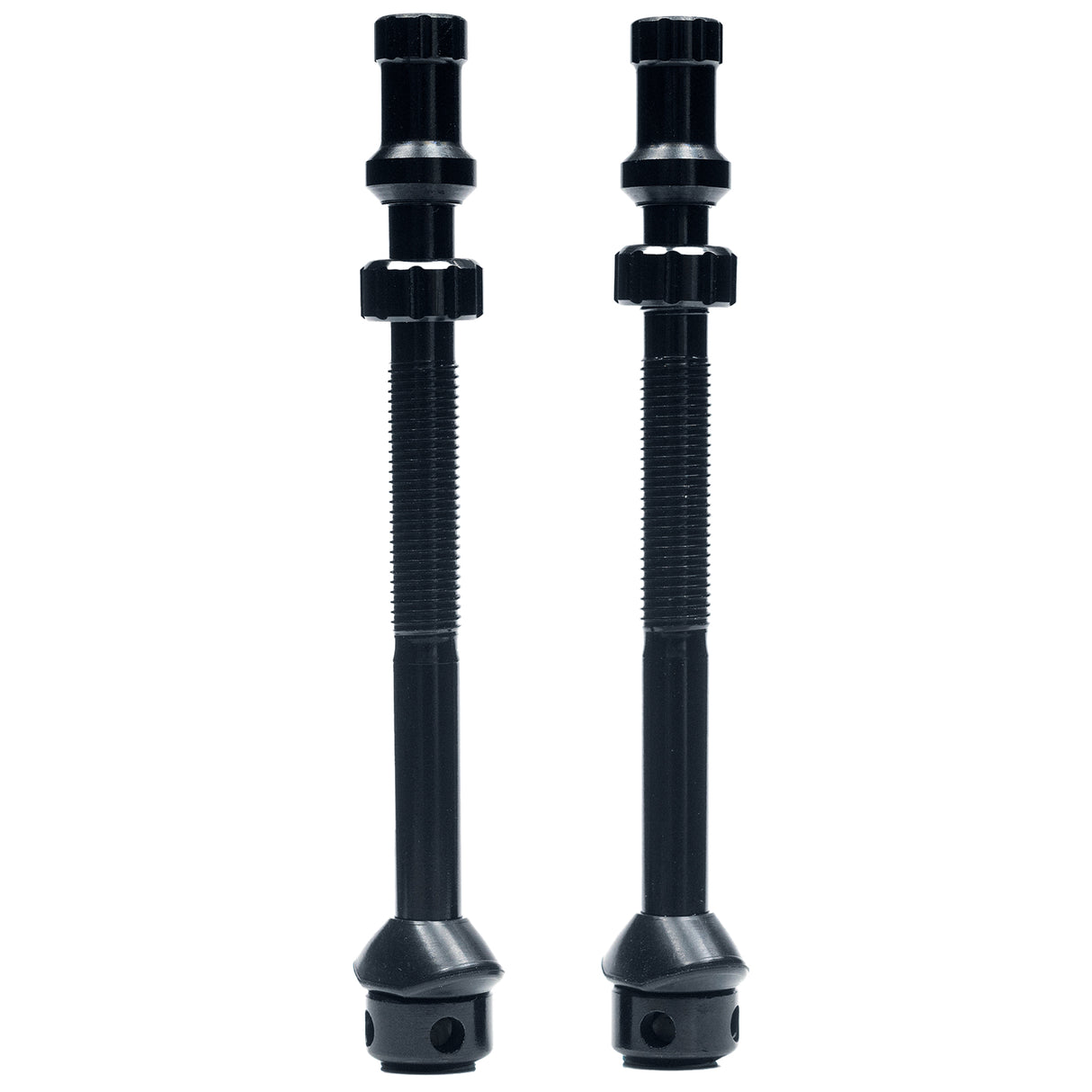 Universal+ Presta Valves, Extra Tall (63mm), Pair, Blk