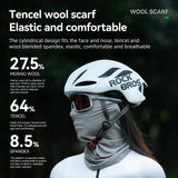 Merino Wool Thermal Neck Gaiter Face Mask for Men Women