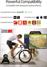 ThinkRider A1 Bike Trainer 11-Speed Cassette ANT+  Bluetooth Simulates 3% Slope