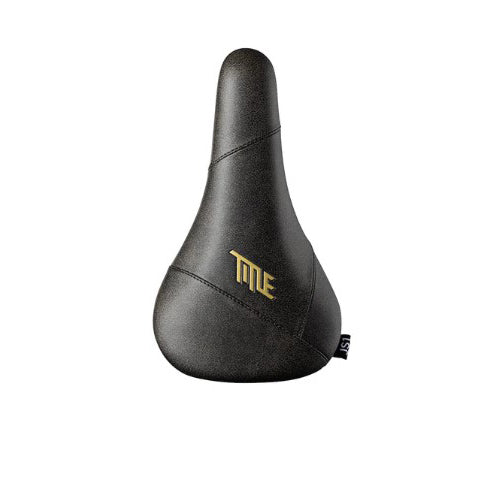 Title JS1 Saddle CrMO Rails Black/ Gold Crackle