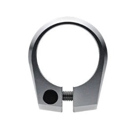 Bolt-On Seatpost Clamp, 36.4mm, Chrome