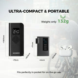 AS240 PRO Mini Electric Bike Pump with Gauge Max 120PSI