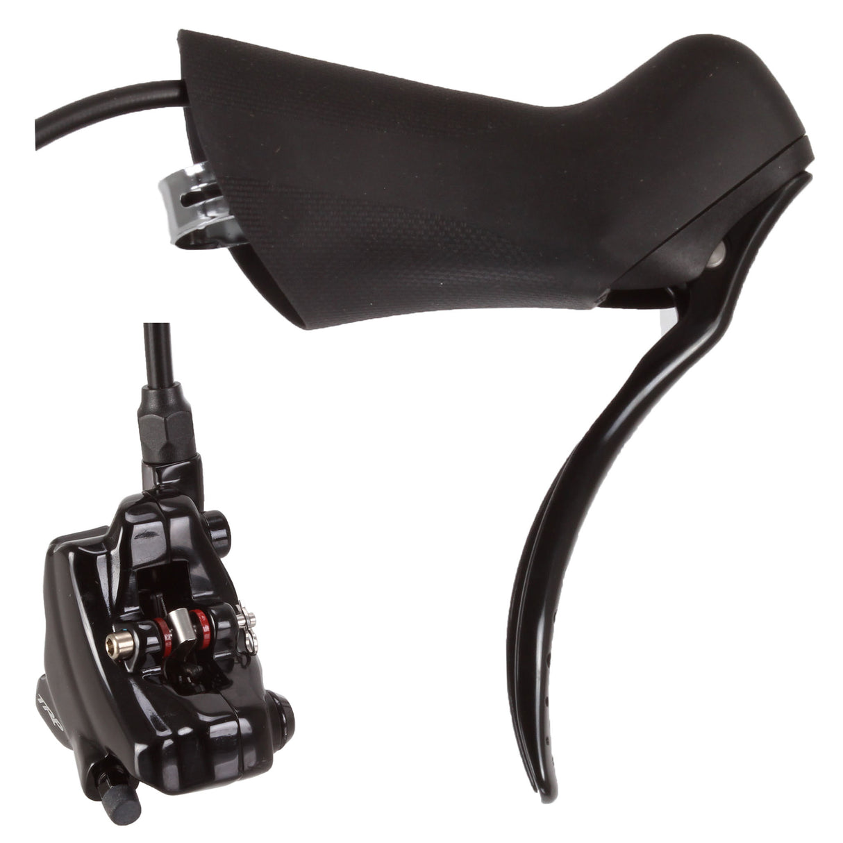 Hylex RS Disc Brake, Left/Front, Flat Mount, Black
