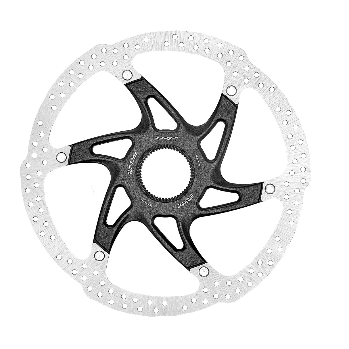 2-Piece Center Lock Rotor, 2.3mm Thick, 203mm