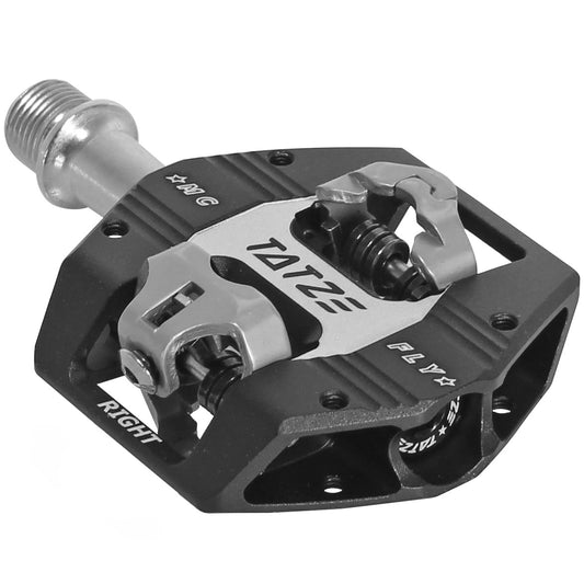 Tatze MC-Fly Clipless Pedals - Black/Silver