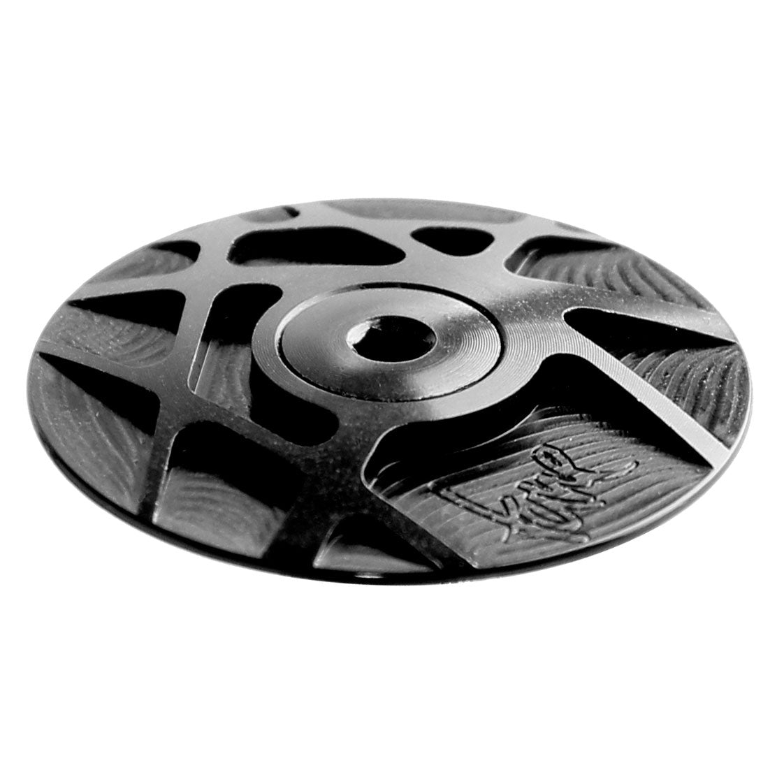 Headset Cap, Alloy, Black