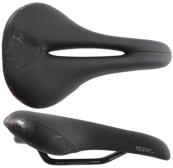 Terry Butterfly Chromoly Saddle - Chromoly Black Womens