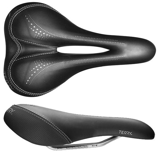 Terry Liberator X Gel Saddle - Steel Black Womens