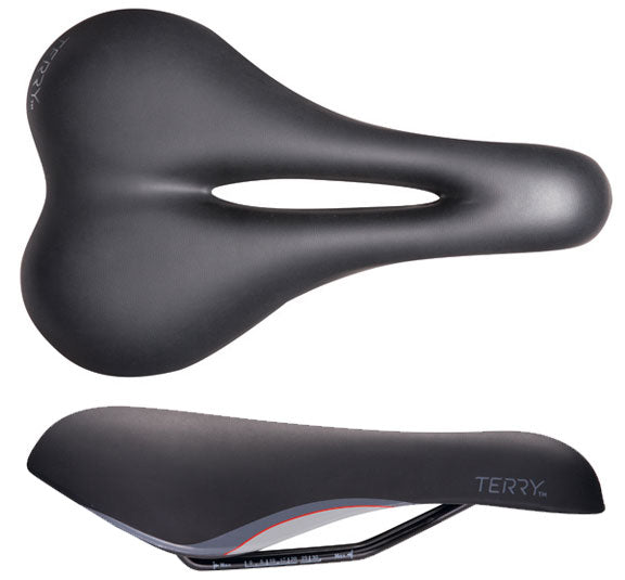 Terry Cite Y Gel Saddle - Chromoly Black Mens