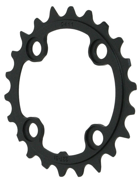 X0/X9 Alloy 3x10sp Ring, 64BCD, 22t, Blk