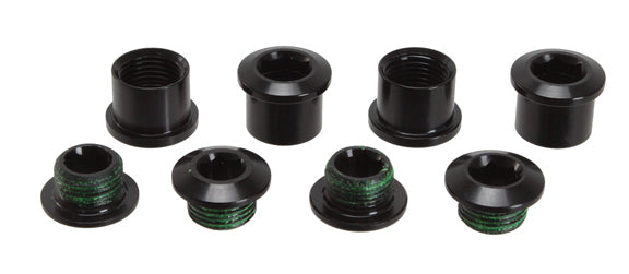 X01 T25 Single Chainring Bolt Set, 4pc Alum, Black