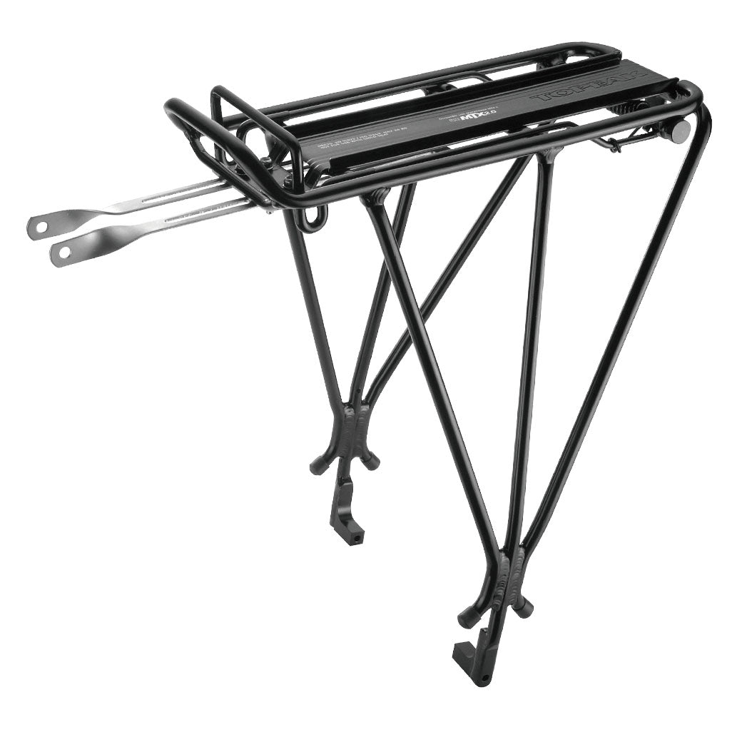 Explorer Tubular Disc Rack With Spring, Black