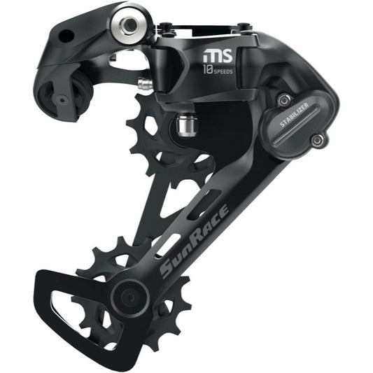 Sunrace RDMS100 10sp Rear Derailleur Med Cage w/Bolt Black