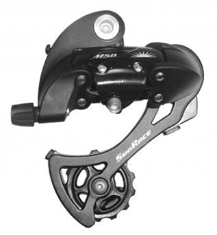 RDM57 7/8sp Rear Derailleur, Long Cage - Black