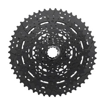 SunRace M993 Cassette - 9-Speed 11-50t Alloy Spider and Lockring ED Black