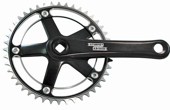 Sturmey Archer FCT66 Track Crankset (JIS) 46t 170mm - Black