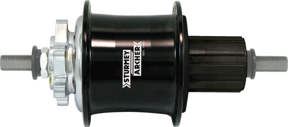 Sturmey Archer CS-RK3 3x9-Sp Disc Hub 32h - Black