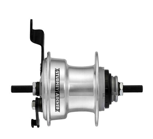 Sturmey Archer RX-RD3 3-Sp Hub with 70mm Drum Brake 36h Silver