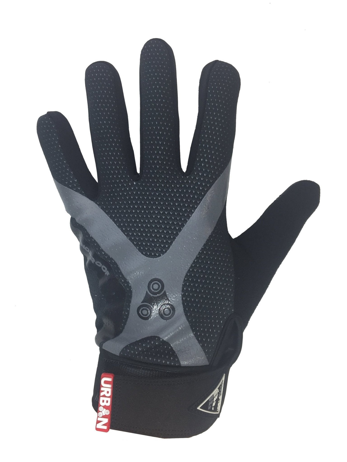 Urban Cycling Full Finger Gloves - Touch Screen Finger Bike Gloves, Windproof, Gel Padded for MTB or Road Cycling