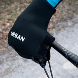 Urban Cycling Handlebar Mitts for Mountain / Commuter Bike, Flat Handlebar Pogie Winter Thermal MTB Mittens, Black