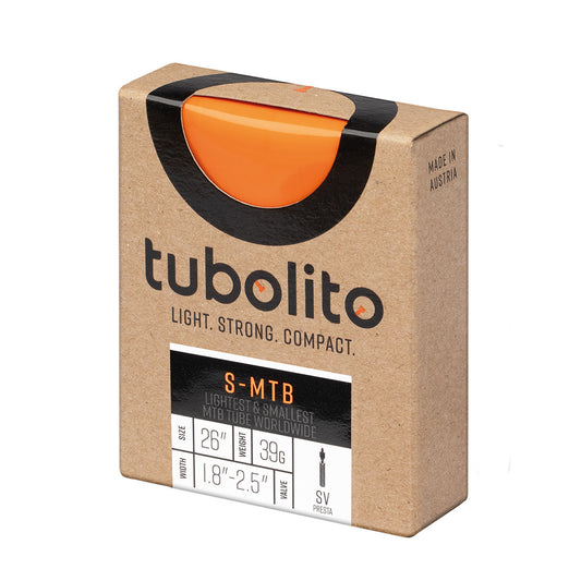 Tubolito S-Tubo MTB Tube - 26 x 1.8-2.5" 42mm Presta Valve Orange