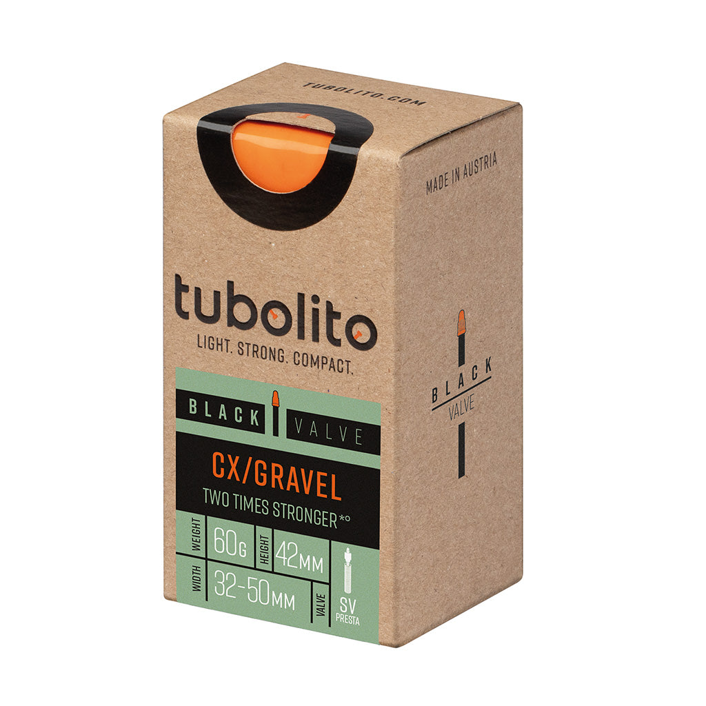 Tubolito Tubo CX/Gravel All Tube - 700 x 32-50mm 42mm Presta Valve Black