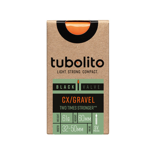 Tubolito S-Tubo CX/Gravel All Tube - 700 x 32-50mm 60mm Presta Valve Black