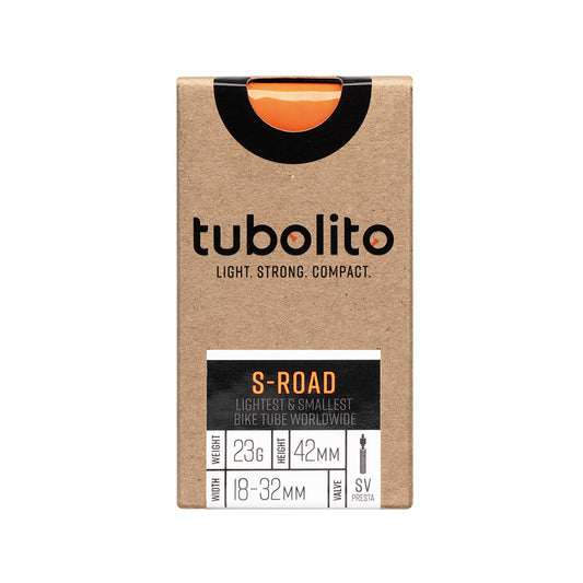 Tubolito S-Tubo Road Tube - 700 x 18-28mm 42mm Presta Valve Orange