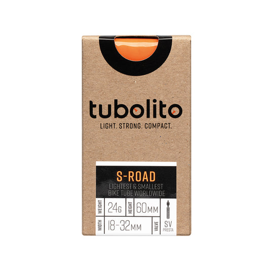 Tubolito S-Tubo Road Tube - 700 x 18-32mm 60mm Presta Valve Orange