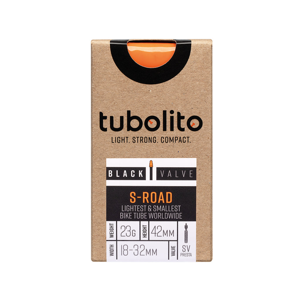 Tubolito S-Tubo Road Tube - 700 x 18-32mm 42mm Presta Valve Black