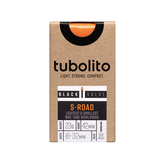 Tubolito S-Tubo Road Tube - 700 x 18-32mm 42mm Presta Valve Black