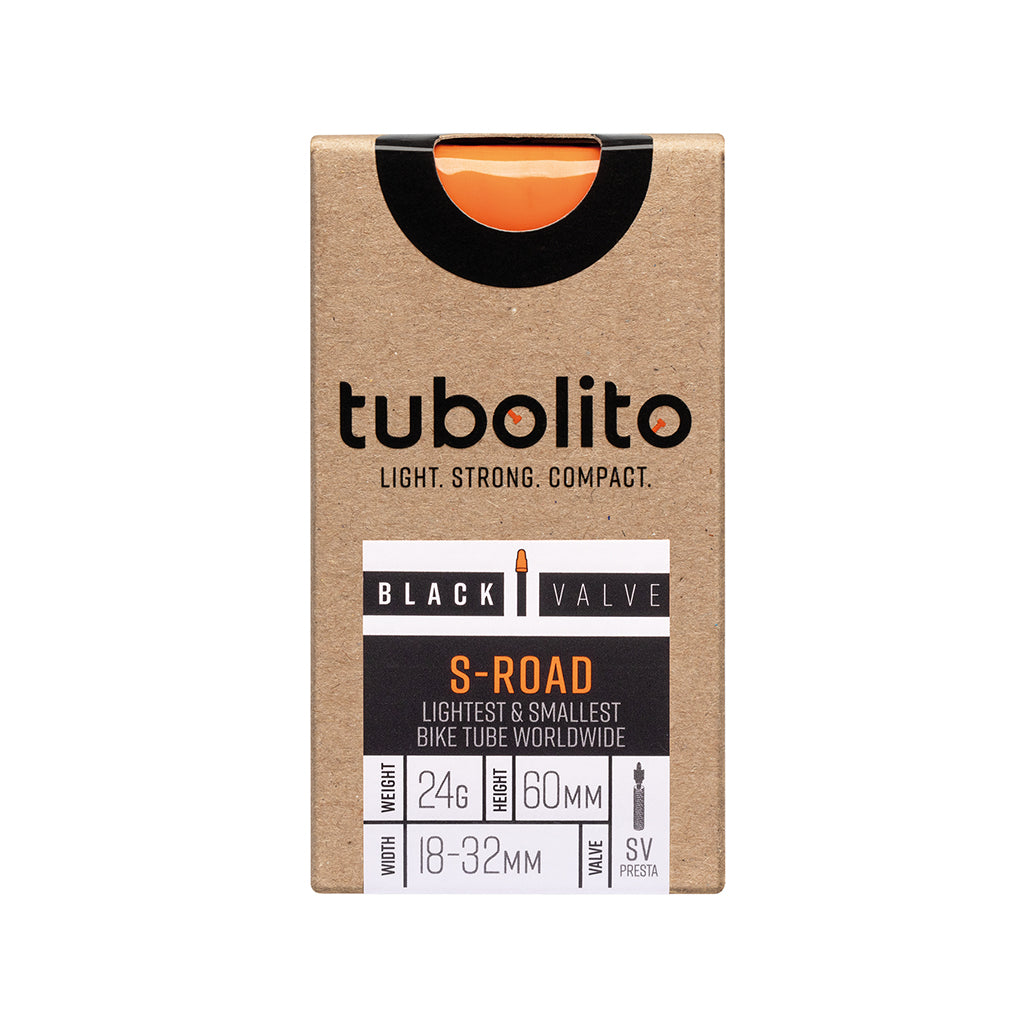 Tubolito S-Tubo Road Tube - 700 x 18-32mm 60mm Presta Valve Black