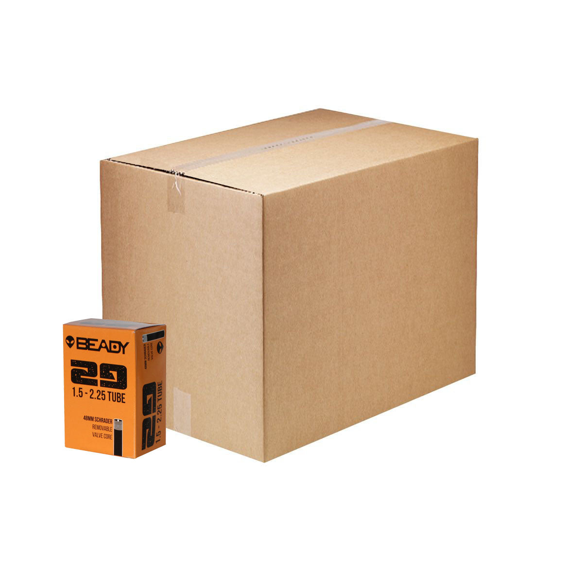 Butyl Tube, 29x1.5-2.25" SV 48mm, 50/Count