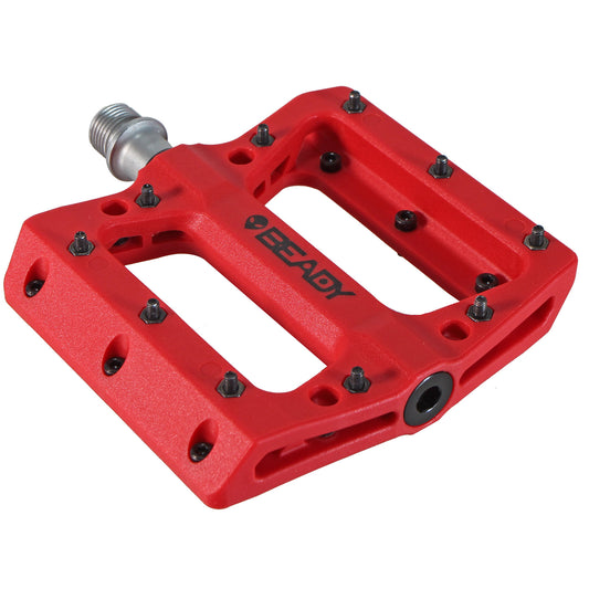 Beady Phaser Composite Platform Pedals Red