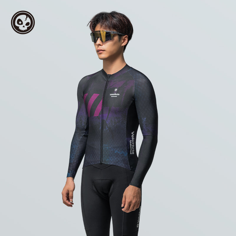【VNS】 ROCKBROS Clear Sky Men's Cycling Jersey Long Sleeves Top Clothes