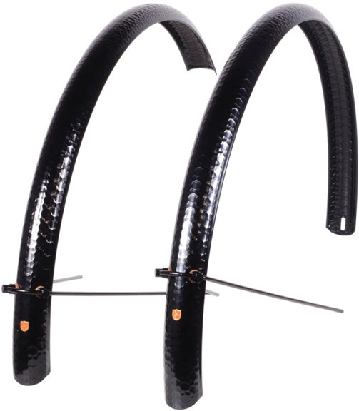 Velo Orange Hammered 700c x 45 Fender Set: Black (700c x 25-35)