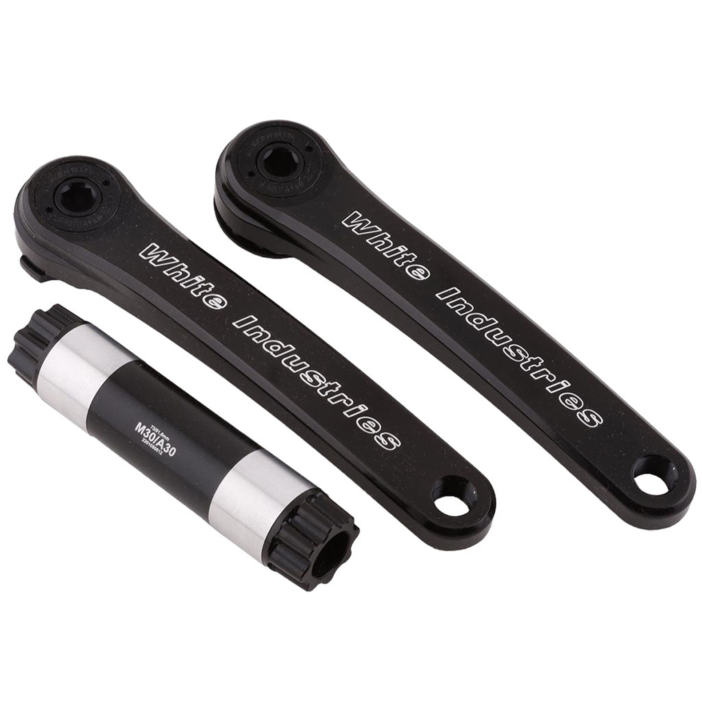 White Industries M30 Mountain Cranks 30mm Spindle 170mm Black