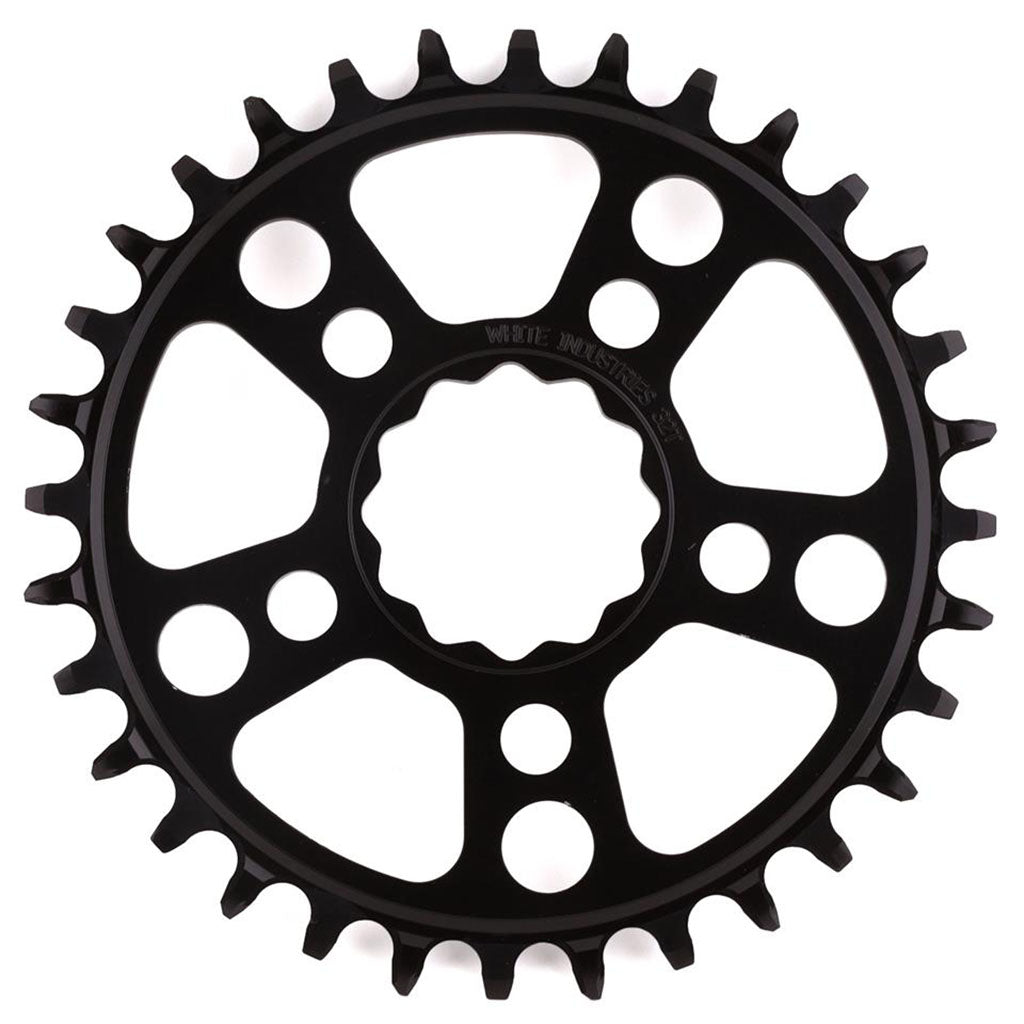 White Industries MR30 TSR 1x Chainring (0mm Offset) 32T Black