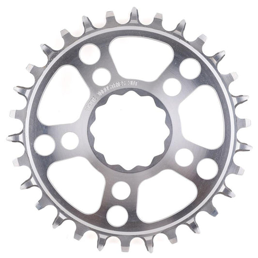 White Industries MR30 TSR 1x Chainring (0mm Offset) 30T Silver