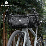 RideMate 100% Waterproof Bike Handlebar Bag 8L Double-sided Opening Expanded Capacity